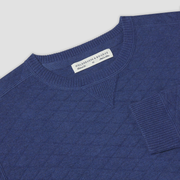 The Ward Sweater: Heathered Atlantic